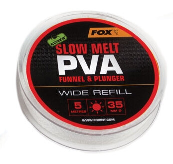 Plasă PVA Fox Edges PVA Mesh Refill Slow Melt Wide 5 m 35 mm Plasă PVA - 1