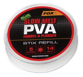 PVA háló Fox Edges PVA Mesh Refill Slow Melt Stix 5 m 14 mm PVA háló