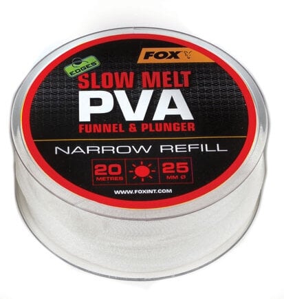 Plasă PVA Fox Edges PVA Mesh Refill Slow Melt Narrow 20 m 25 mm Plasă PVA