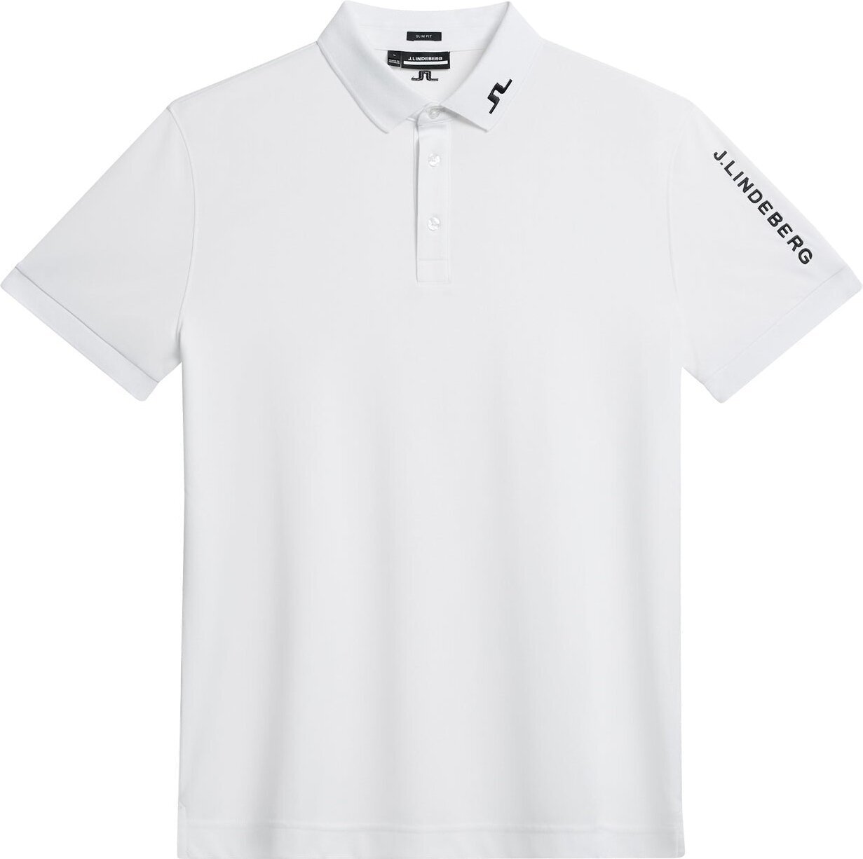 Camiseta polo J.Lindeberg Tour Tech Slim Fit Mens Polo Blanco L Camiseta polo
