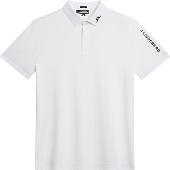 Polo majice J.Lindeberg Tour Tech Slim Fit Mens Polo White L - 1