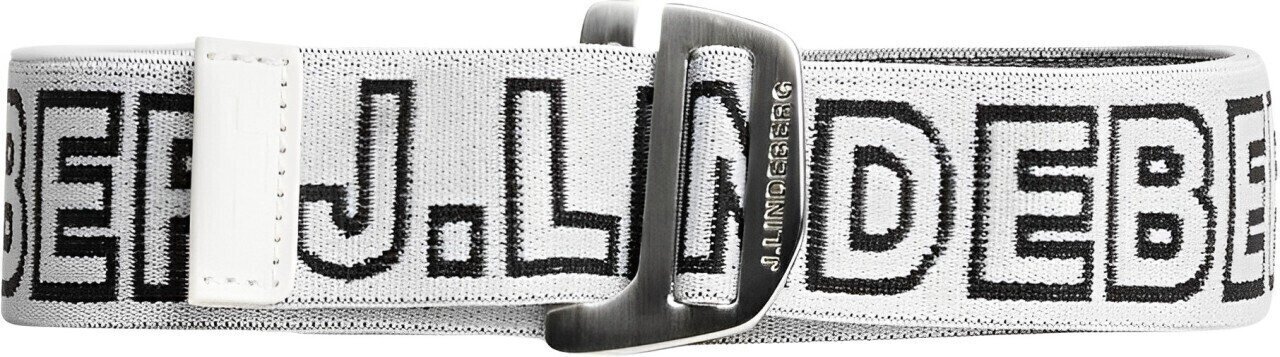 Golf pasek J.Lindeberg Lennon Webbing Logo Belt White 85
