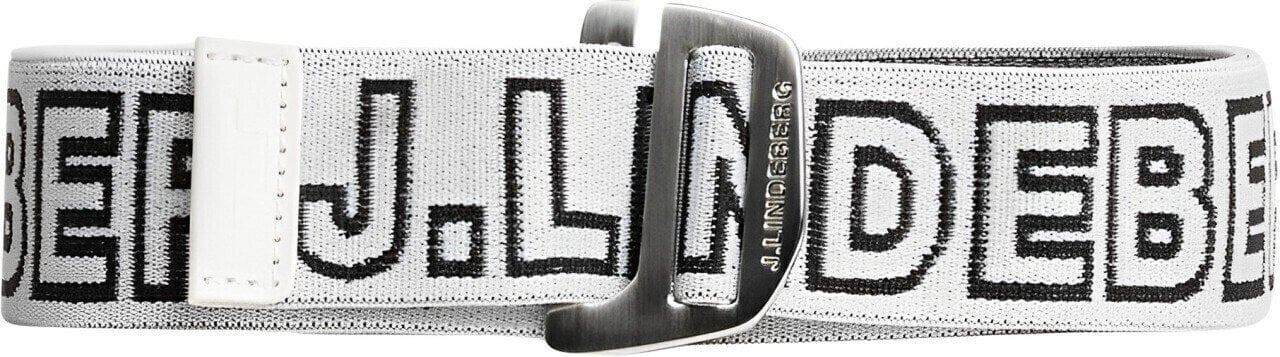 Golf pasek J.Lindeberg Lennon Webbing Logo Belt White 95