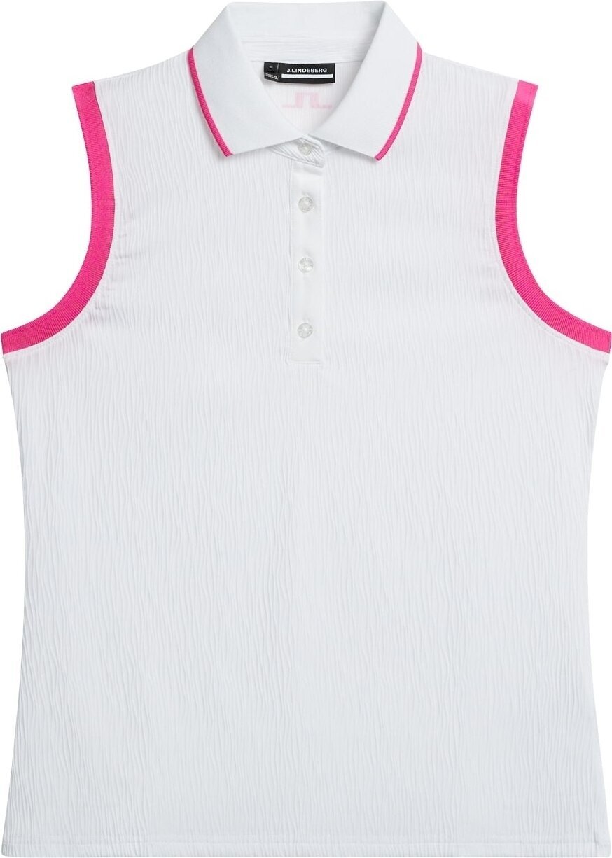 Polo-Shirt J.Lindeberg Lila Sleeveless Top White S