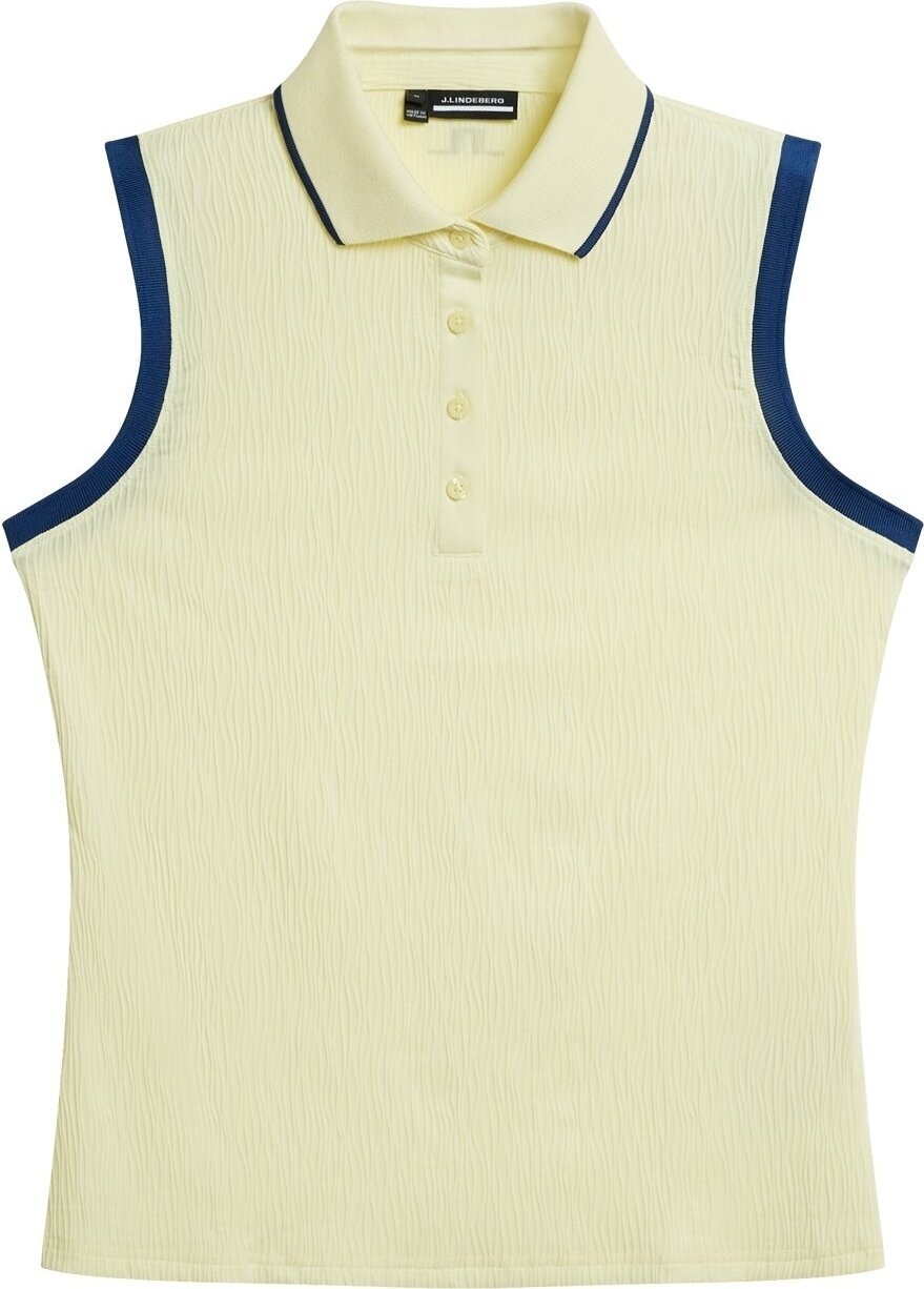 Polo Shirt J.Lindeberg Lila Sleeveless Top Wax Yellow M
