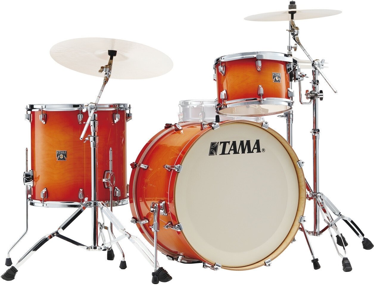 Set akustičnih bobnov Tama CL32RZ-TLB Tangerine Lacquer Burst