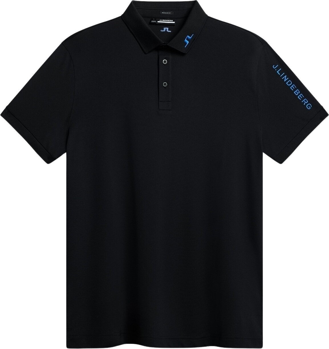 Риза за поло J.Lindeberg Tour Tech Reg Fit Mens Polo Black L
