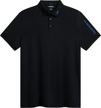 Camiseta polo J.Lindeberg Tour Tech Reg Fit Mens Polo Black XL - 1