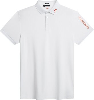 Polo majice J.Lindeberg Tour Tech Reg Fit Mens Polo White S Polo majice - 1