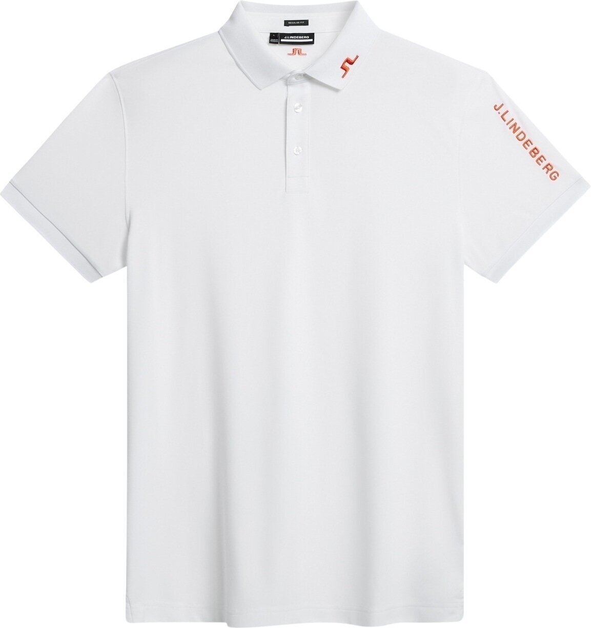 Риза за поло J.Lindeberg Tour Tech Reg Fit Mens Polo White M Риза за поло