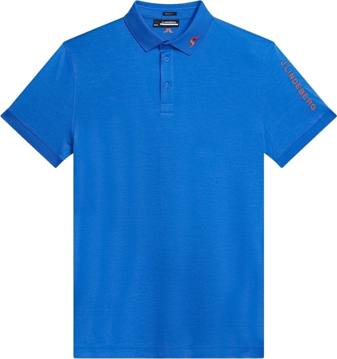 Camiseta polo J.Lindeberg Tour Tech Reg Fit Mens Polo Nautical Blue Melange 2XL