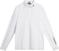 Polo Shirt J.Lindeberg Tour Tech Mens Long Sleeve White L Polo Shirt