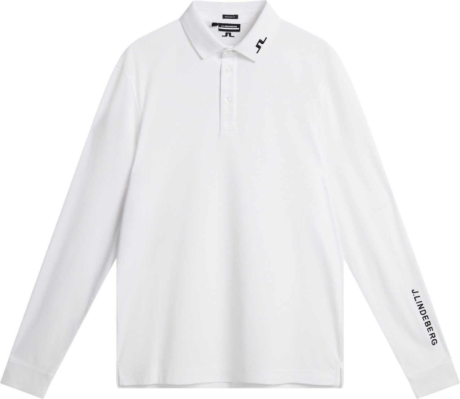 Chemise polo J.Lindeberg Tour Tech Mens Long Sleeve White XL