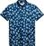 Polo košeľa J.Lindeberg Tour Tech Reg Fit Print Mens Polo Savanna Estate Blue M Polo košeľa
