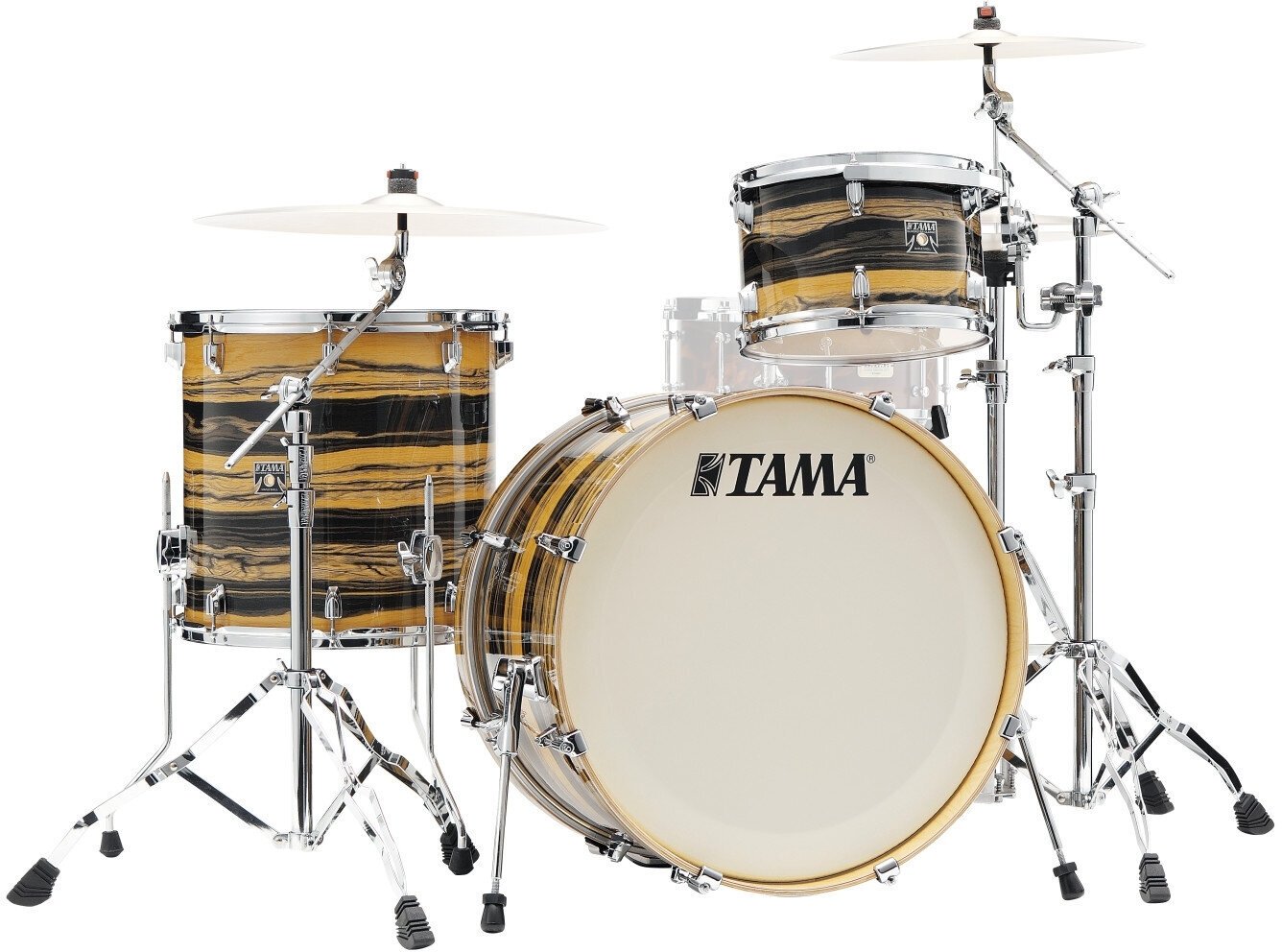 Акустични барабани-комплект Tama CK32RZ-NET Natural Ebony Tiger Wrap