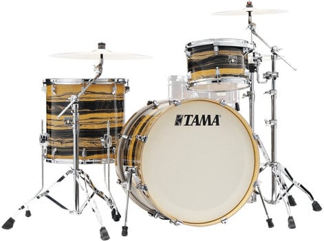 Akustik-Drumset Tama CK32RZ-NET Natural Ebony Tiger Wrap - 1