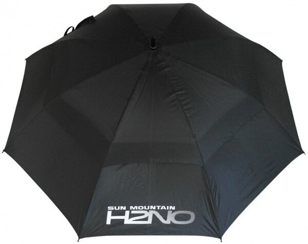 Regenschirm Sun Mountain UV H2NO Umbrella Black/Black