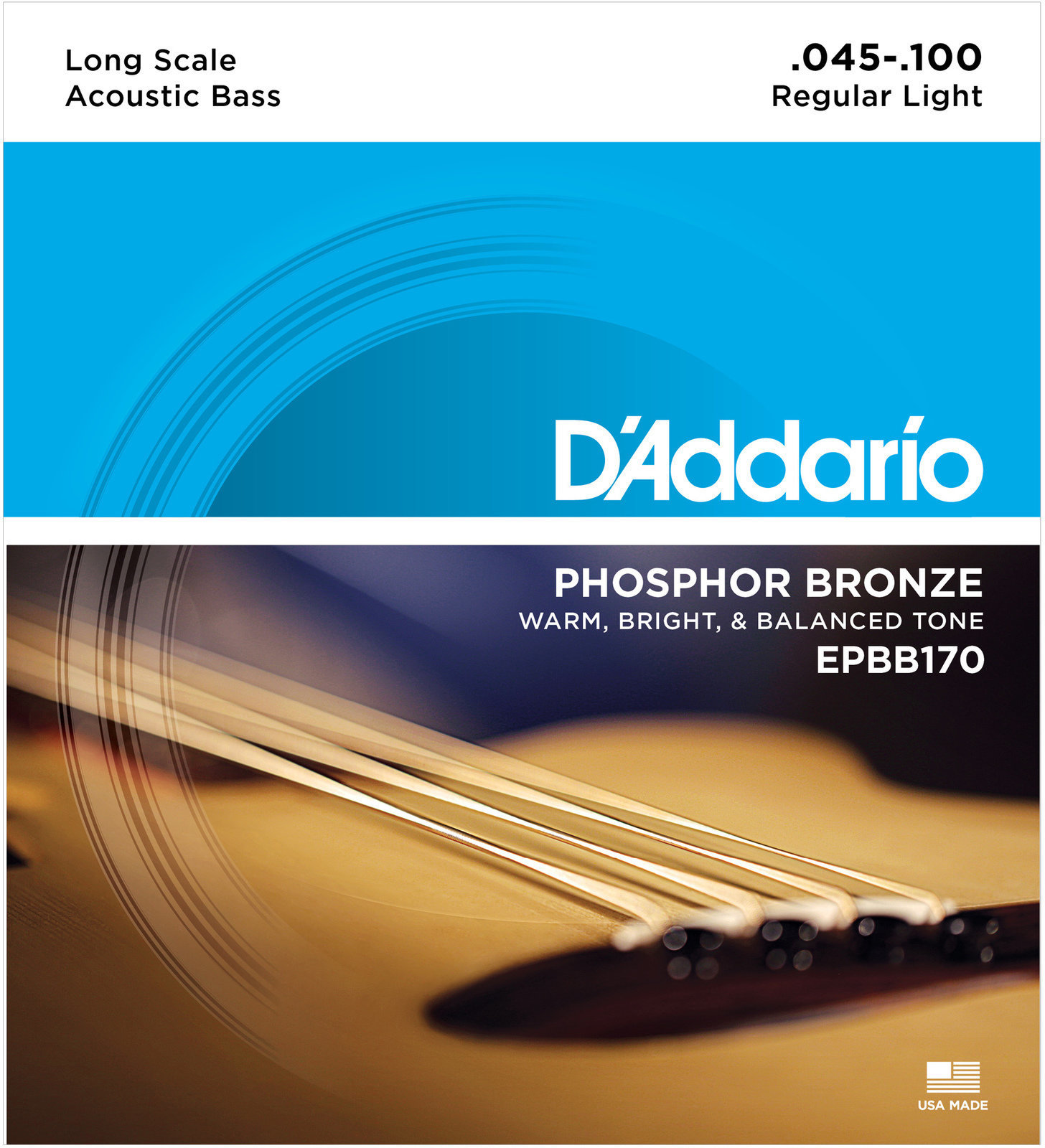 Akustiske basstrenge D'Addario EPBB 170