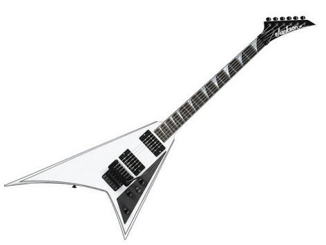Jackson USA RR1 Randy Rhoads Snow White with Black Pinstripes  