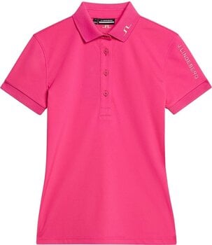 Camiseta polo J.Lindeberg Tour Tech Womens Polo Fuchsia Purple XS Camiseta polo - 1