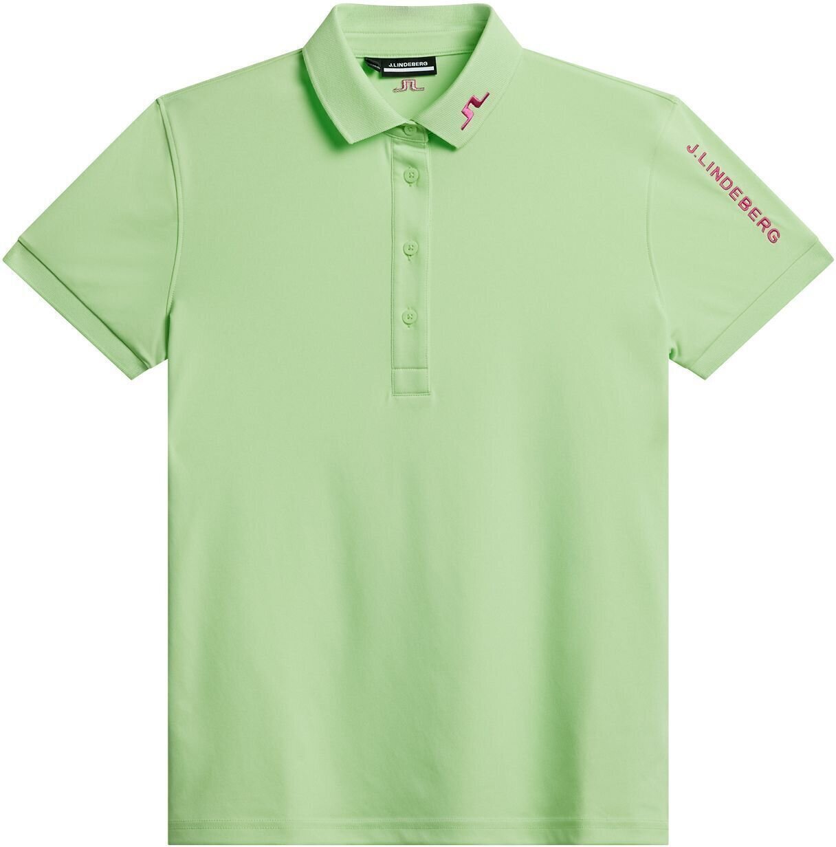 Polo Shirt J.Lindeberg Tour Tech Womens Polo Paradise Green S Polo Shirt