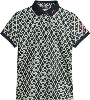 Πουκάμισα Πόλο J.Lindeberg Tour Tech Print Womens Polo JL Navy L - 1