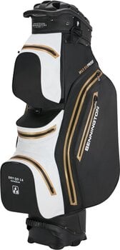 Sac de golf Bennington QO 14+ Waterproof Black/White/Gold Sac de golf - 1