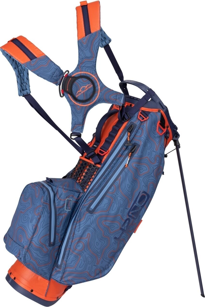 Golf Bag Sun Mountain Adventure 14-Way Waterproof Tango/Dusk Golf Bag