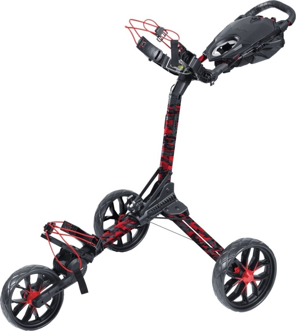 Chariot de golf manuel BagBoy Nitron Red Camo Chariot de golf manuel