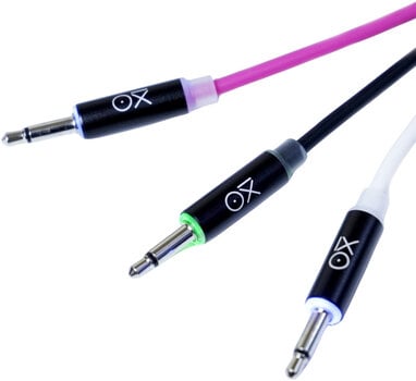 MIDI-Kabel OXI Instruments GLOWS Blau-Grün-Rosa-Schwarz-Weiß 30 cm-45 cm-60 cm - 1