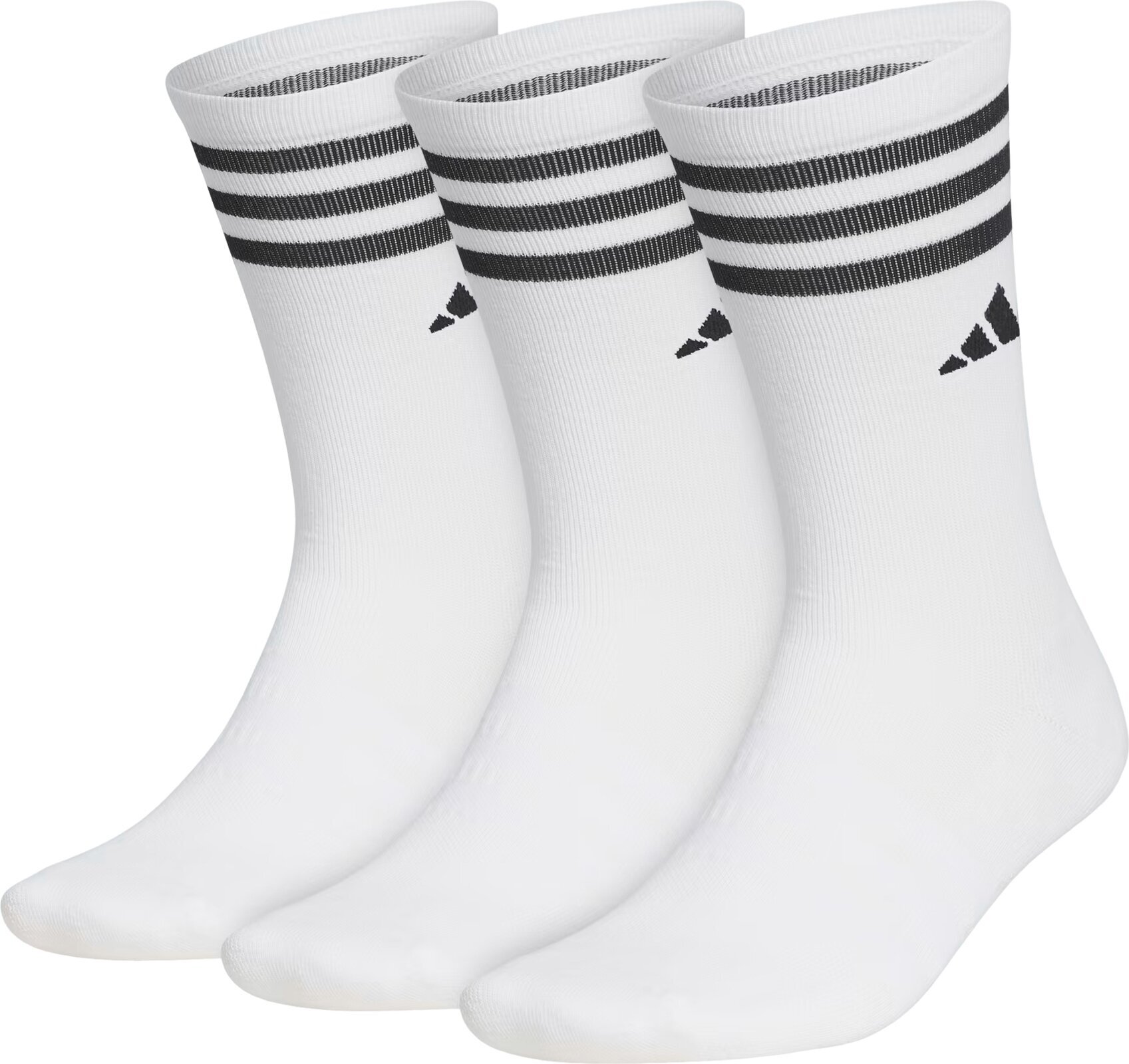 Chaussettes Adidas Crew Golf Socks 3-Pairs Chaussettes White 43-47