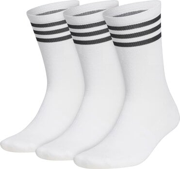 Șosete Adidas Basic Crew Golf Socks 3-Pairs Șosete White 43-47 - 1