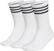 Ponožky Adidas Basic Crew Golf Socks 3-Pairs Ponožky White 43-47