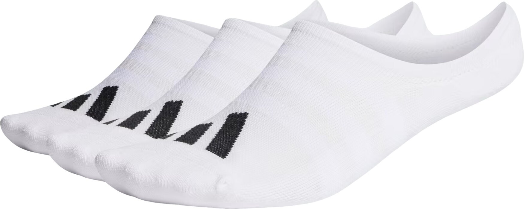 Chaussettes Adidas No Show Golf Socks 3-Pairs Chaussettes White 40-42