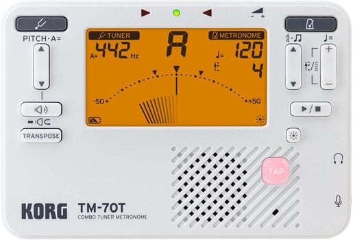 Accordeur multifonctions Korg TM-70T Blanc - 1