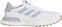 Calçado de golfe júnior Adidas S2G Spikeless 24 Junior Golf Shoes White/Halo Silver/Gum 36 2/3