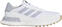 Calçado de golfe júnior Adidas S2G Spikeless 24 Junior Golf Shoes White/Halo Silver/Gum 37 1/3
