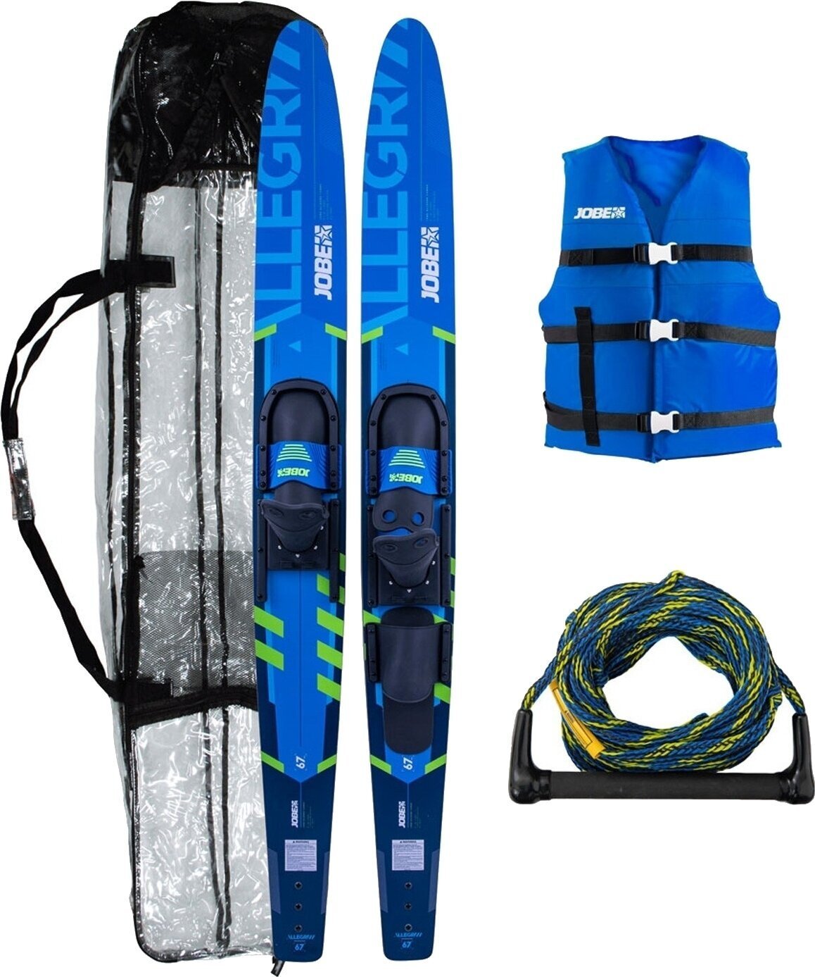 Water Ski Jobe Allegre Combo Skis Blue Package 67'' 2022