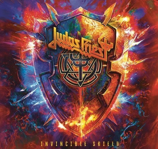 Schallplatte Judas Priest - Invincible Shield (180g) (Red Coloured) (2 LP)