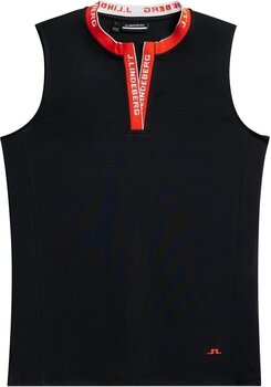 Polo Shirt J.Lindeberg Leya Sleeveless Top Black XL - 1