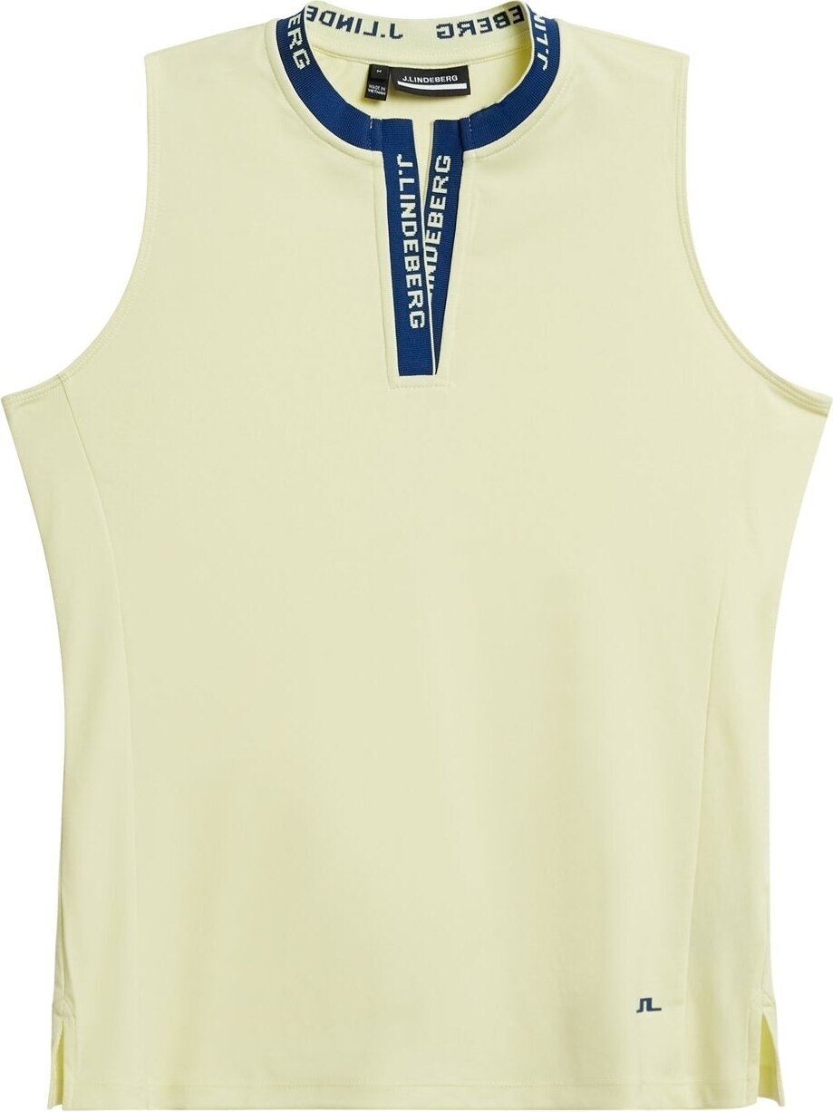 Polo Shirt J.Lindeberg Leya Sleeveless Top Wax Yellow S