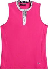 Polo majica J.Lindeberg Leya Sleeveless Fuchsia Purple