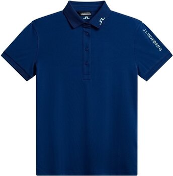Camiseta polo J.Lindeberg Tour Tech Womens Polo Estate Blue XS - 1