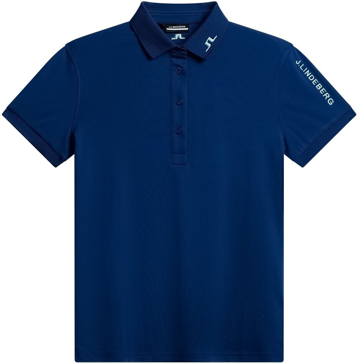 Camiseta polo J.Lindeberg Tour Tech Womens Polo Estate Blue L Camiseta polo