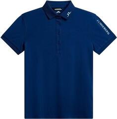 Rövid ujjú póló J.Lindeberg Tour Tech Womens Estate Blue L Rövid ujjú póló