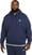 Fitness Sweatshirt Nike Club Mens Hoodie Midnight Navy/Midnight Navy/White XL Fitness Sweatshirt