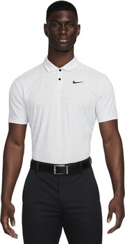 Polo Shirt Nike Dri-Fit ADV Tour Mens Polo White/Pure Platinum/Black S - 1