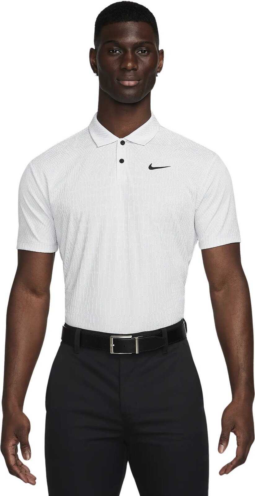 Camisa pólo Nike Dri-Fit ADV Tour Mens Polo White/Pure Platinum/Black XL