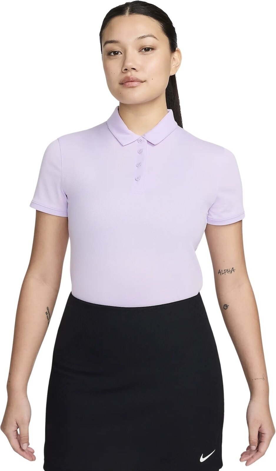 Polo-Shirt Nike Dri-Fit Victory Solid Womens Polo Violet Mist/Black M