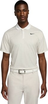 Polo Shirt Nike Dri-Fit Victory+ Mens Polo Light Bone/Summit White/Black M - 1